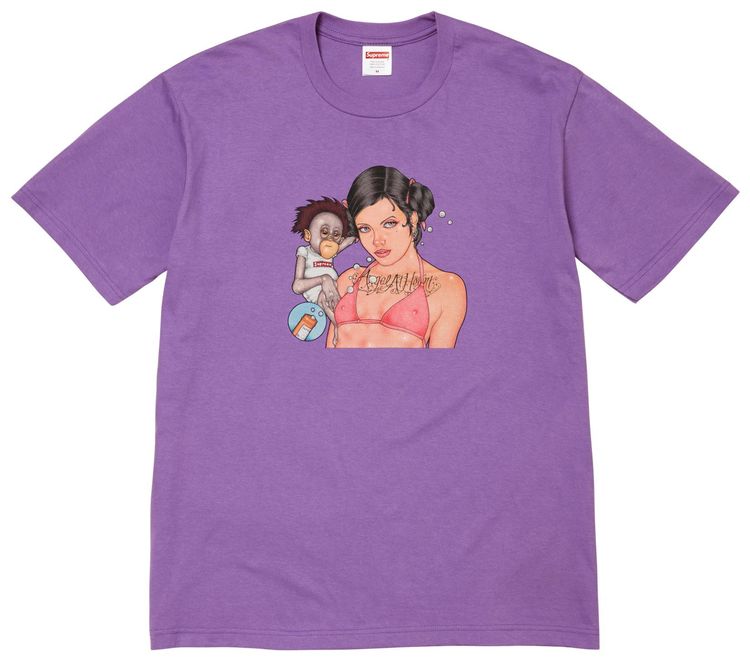 Supreme Angel Tee Purple
