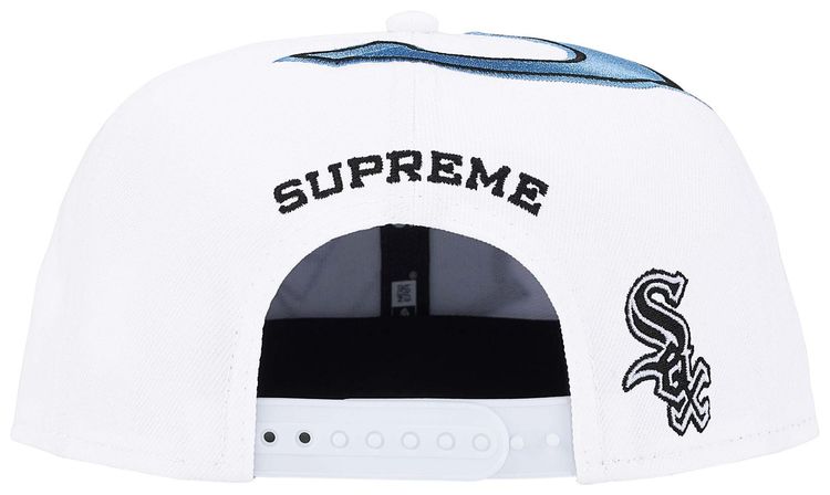 Supreme x Chicago White Sox Adjustable New Era White