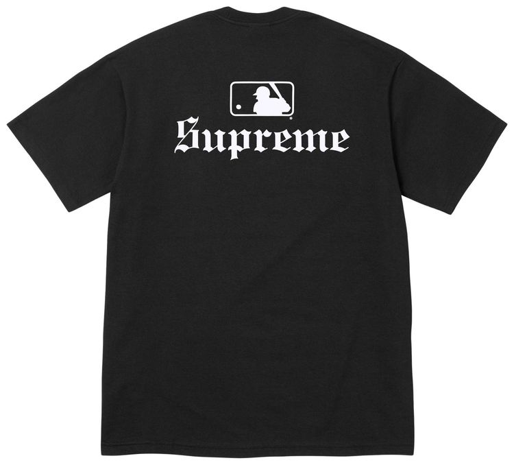 Supreme x MLB Teams Tee Black
