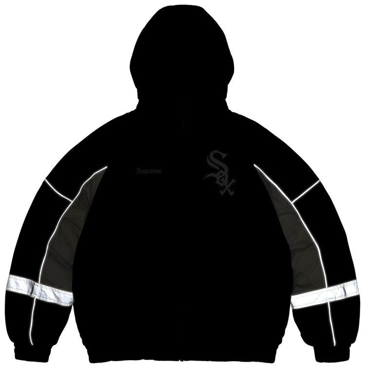 Supreme x Chicago White Sox Stadium Jacket Black