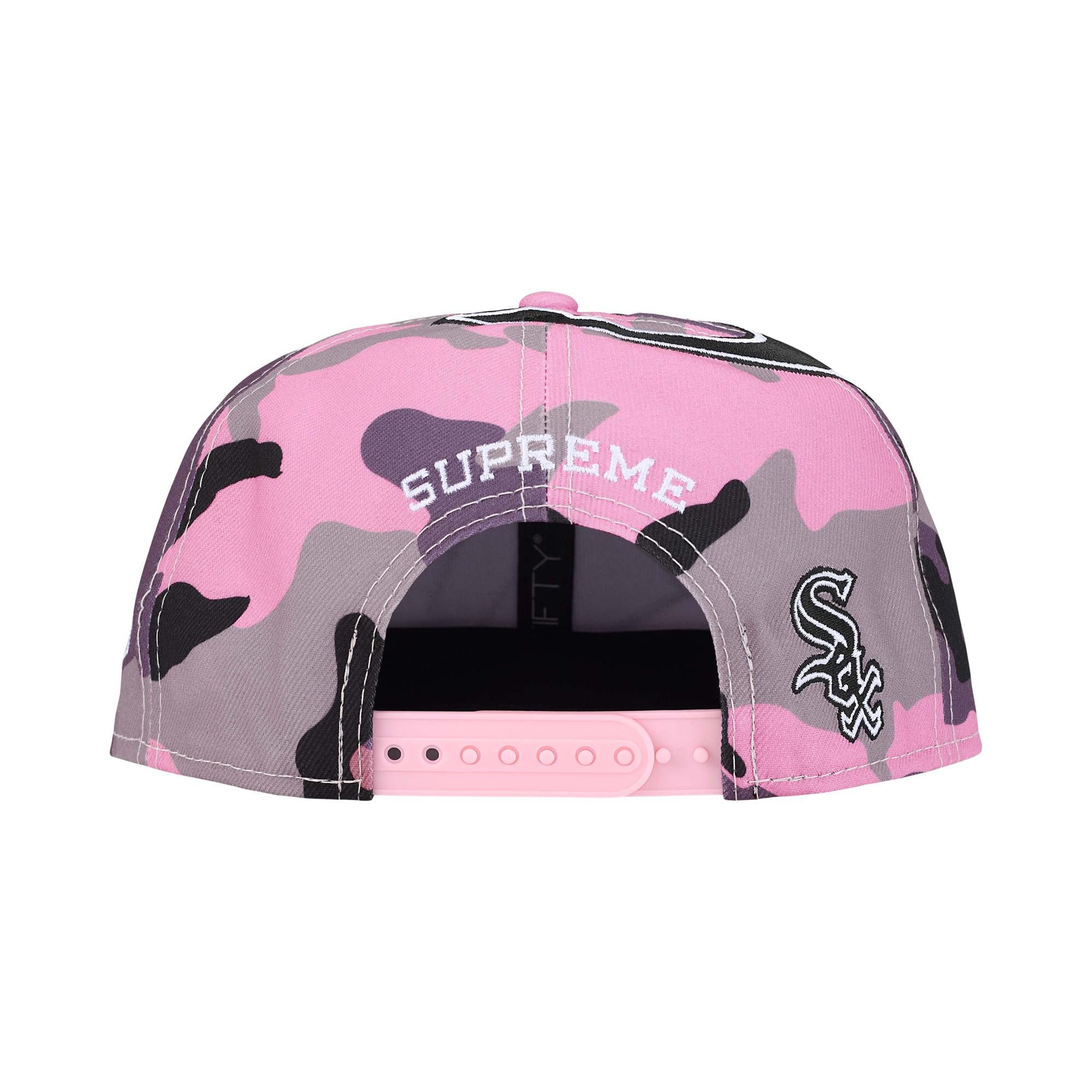 Buy Supreme x Chicago White Sox Adjustable New Era 'Pink Camo