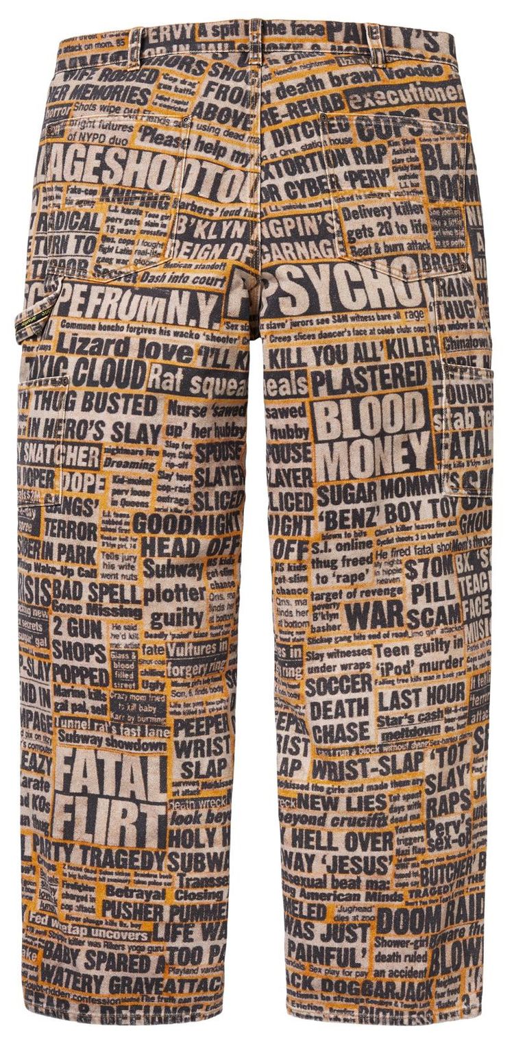 Supreme x Dash Snow Double Knee Painter Pant Multicolor