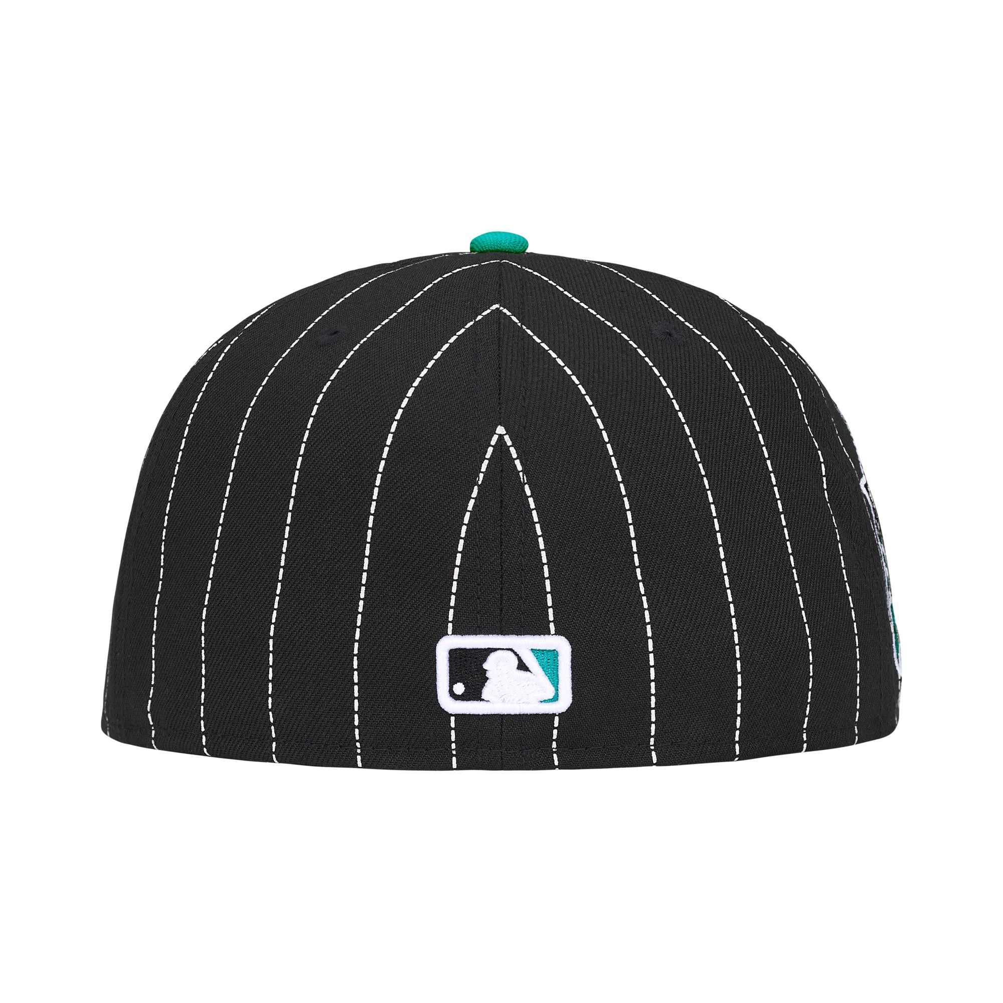 Buy Supreme x MLB Teams Box Logo New Era 'Stripe Florida Marlins