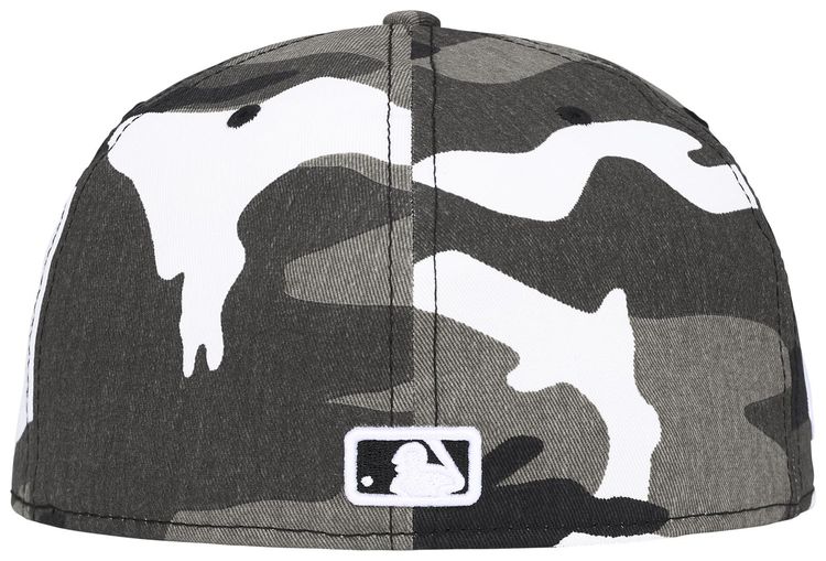 Supreme x MLB Teams Box Logo New Era Snow Camo New York Yankees