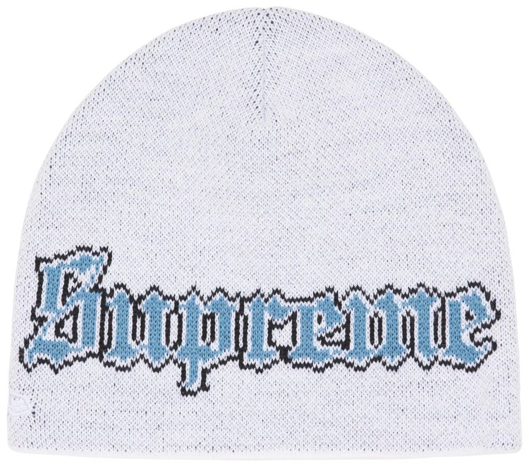 Supreme x Chicago White Sox New Era Beanie White