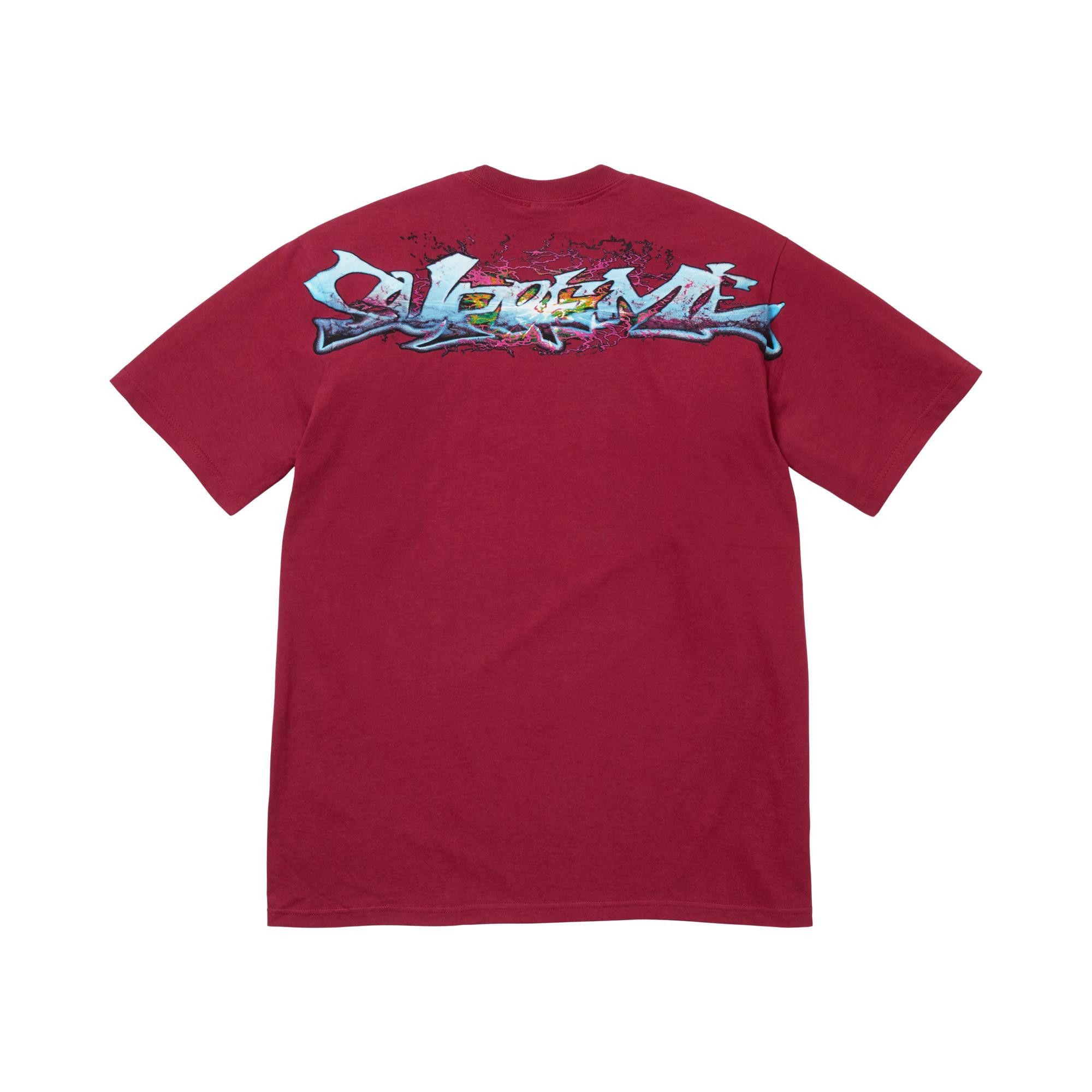 Buy Supreme Tag Tee 'Cardinal' - FW25T70 CARDINAL | GOAT