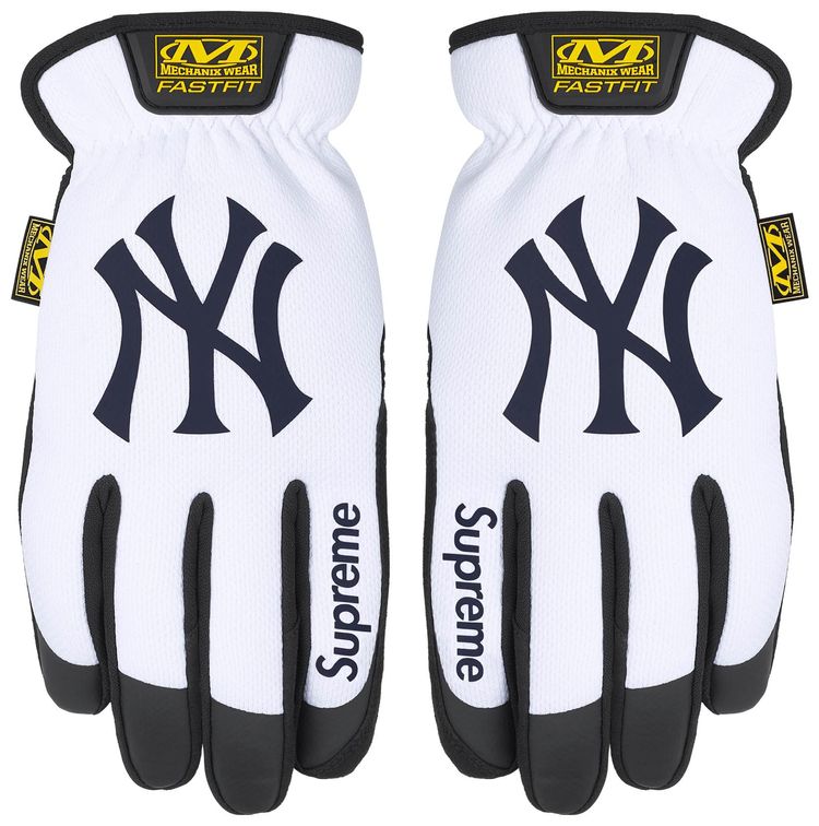 Supreme x Mechanix Fastfit MLB Teams Gloves White