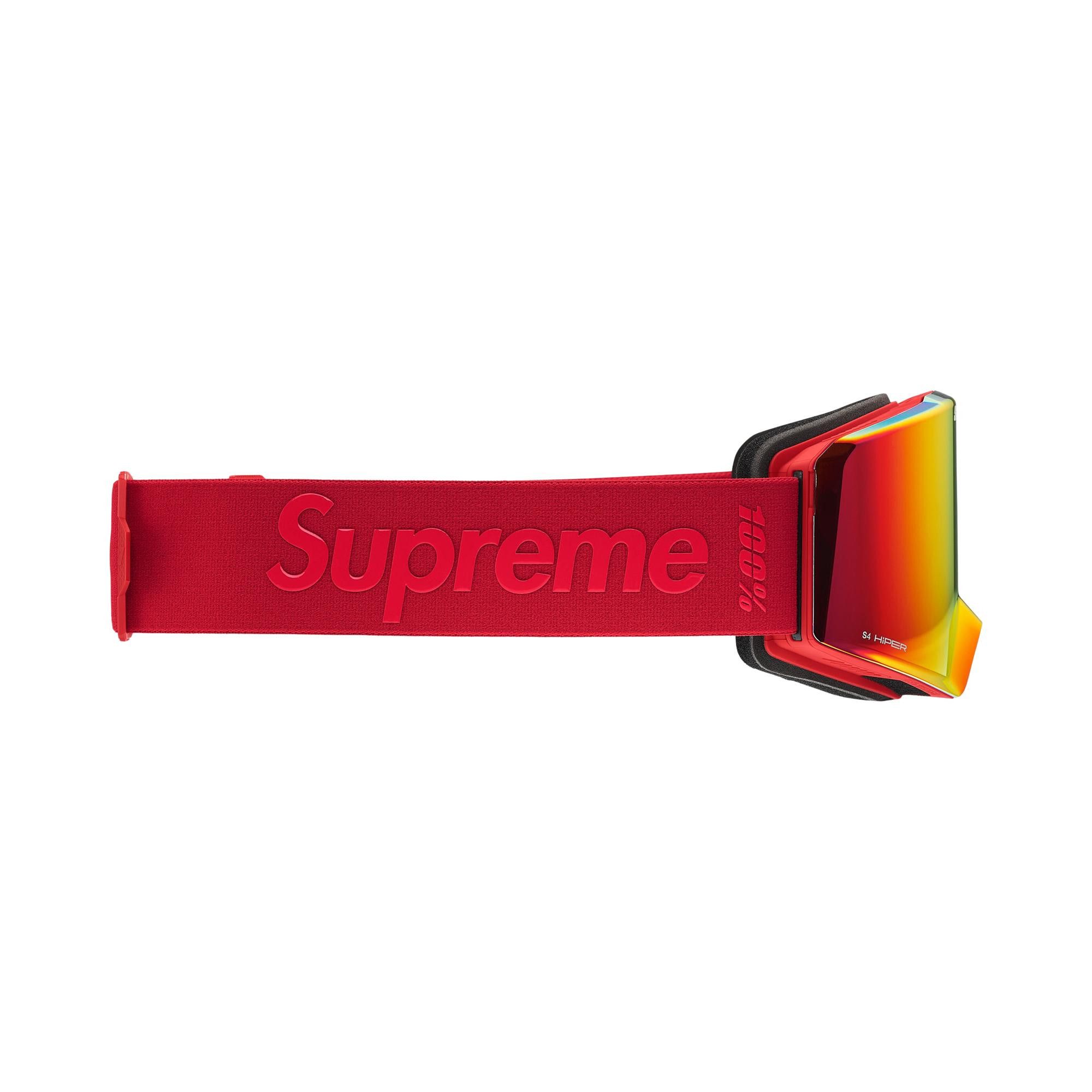 Buy Supreme x 100% Norg Goggles 'Red' - FW25A31A RED | GOAT