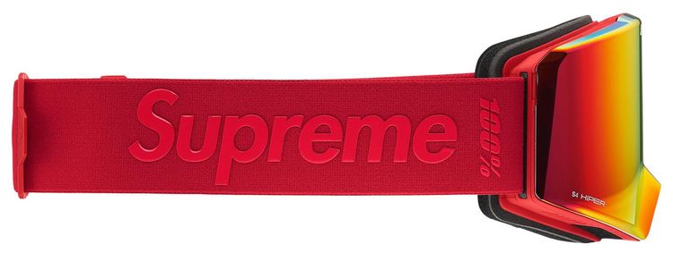 Supreme x 100 Norg Goggles Red