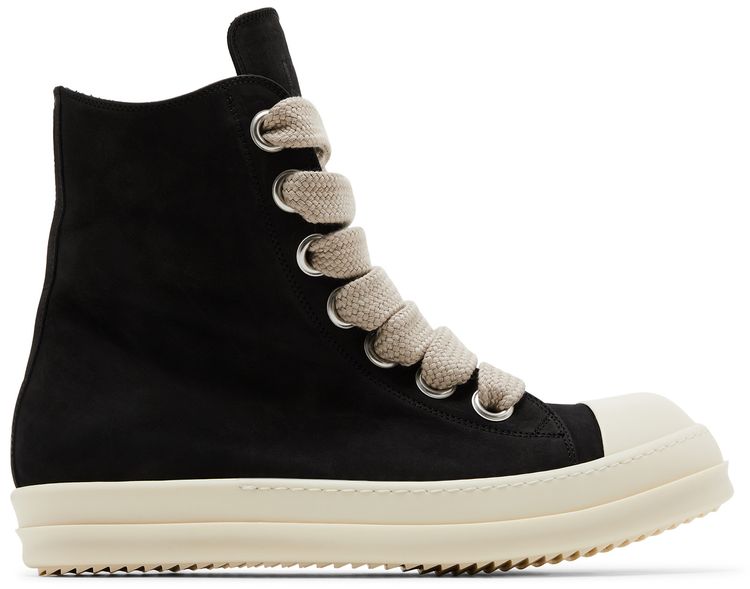 Rick Owens Concordians Jumbo Laced High Black Milk