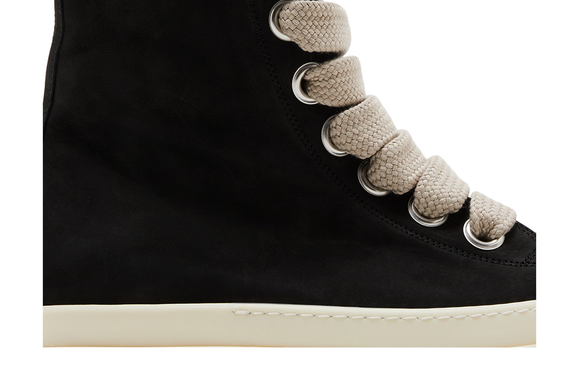Buy Rick Owens Concordians Jumbo Laced High 'Black Milk