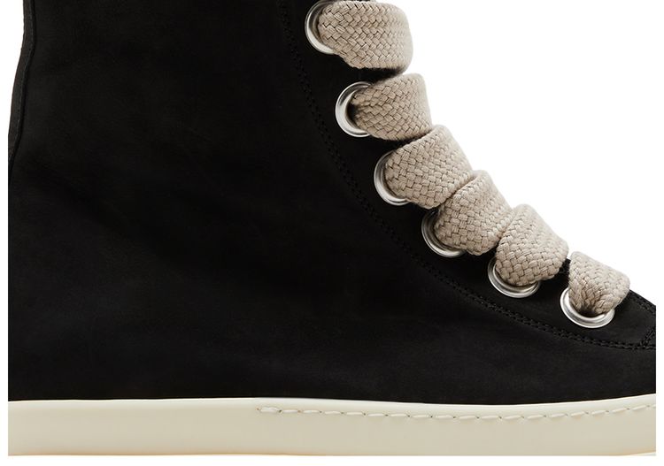 Rick Owens Concordians Jumbo Laced High Black Milk