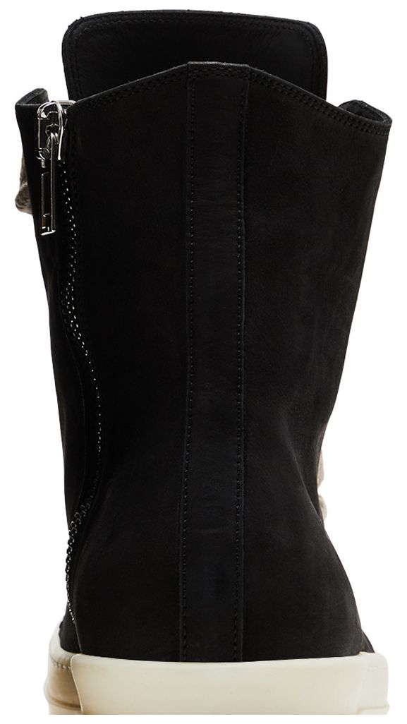 Rick Owens Concordians Jumbo Laced High Black Milk