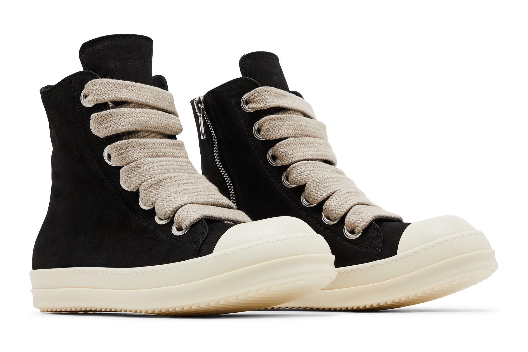 Buy Rick Owens Concordians Jumbo Laced High 'Black Milk