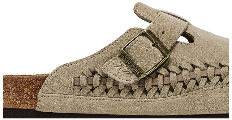 Kith x Birkenstock Boston Braided Taupe