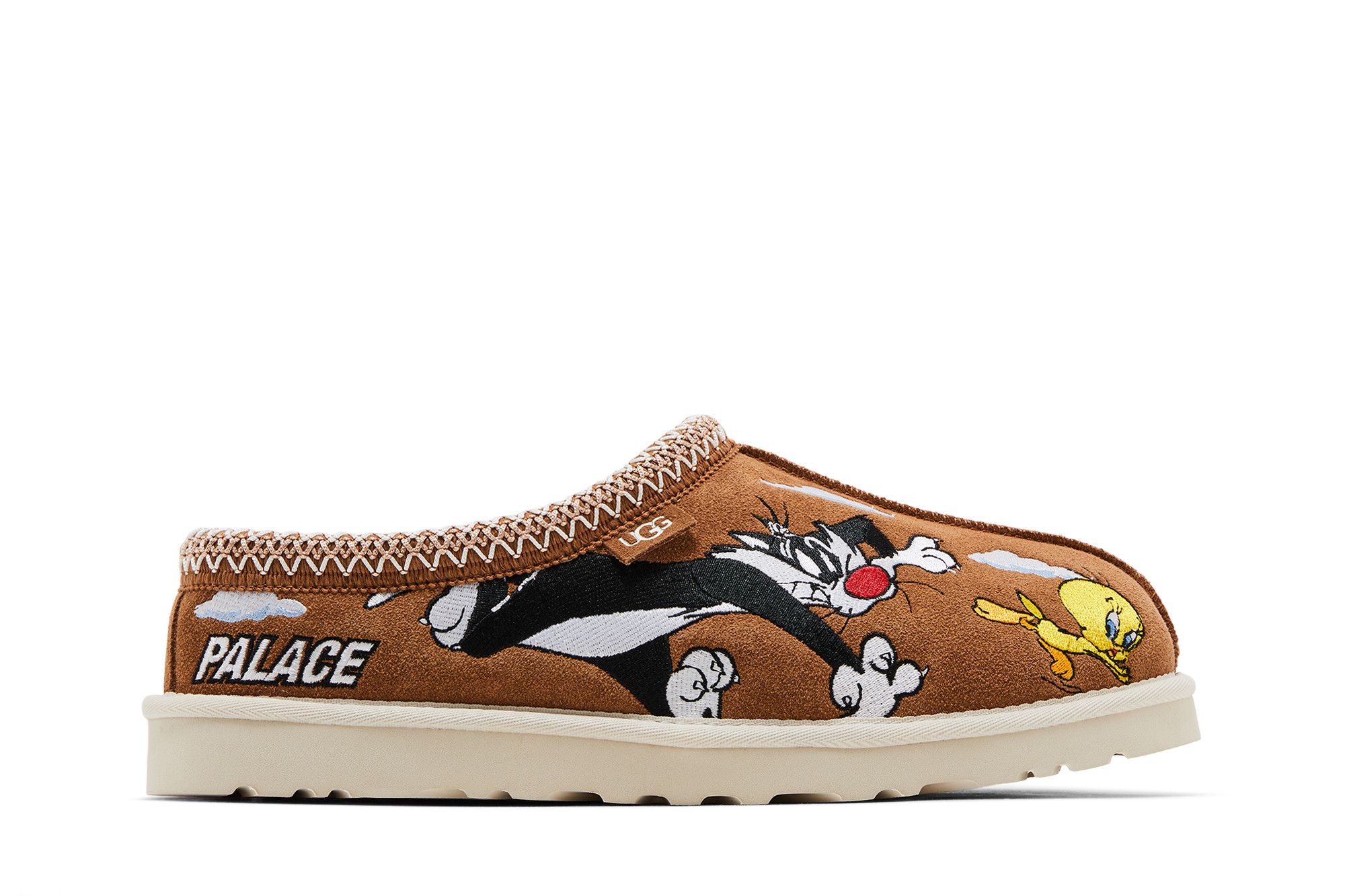 靴 PALACE UGG LOONEY TUNES TASMAN US9 UGG Tasman Slipper Palace x Looney Tunes Chestnut Men's - 1181910