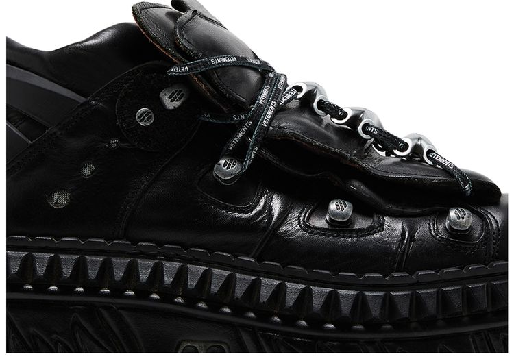 Vetements x New Rock Combat Boot Black