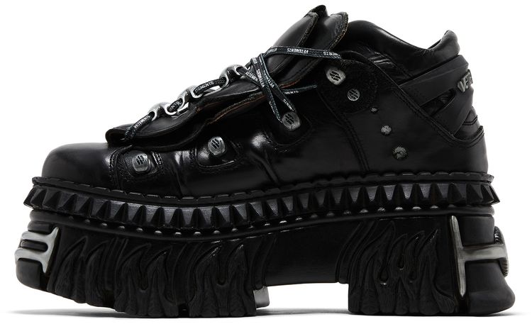 Vetements x New Rock Combat Boot Black