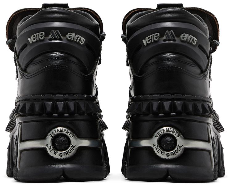 Vetements x New Rock Combat Boot Black