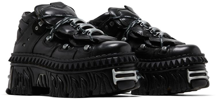 Vetements x New Rock Combat Boot Black
