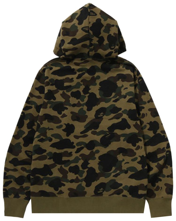 BAPE 1st Camo Pullover Hoodie Green