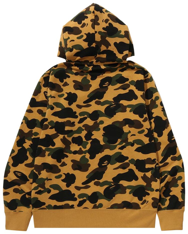 BAPE 1st Camo Pullover Hoodie Yellow
