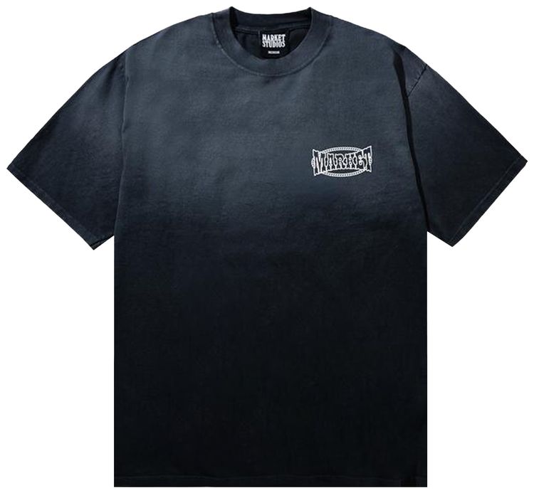 Market Saloon T Shirt Pirate Black