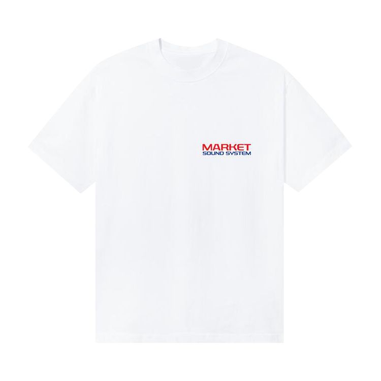Market Speaker Knocker T Shirt White