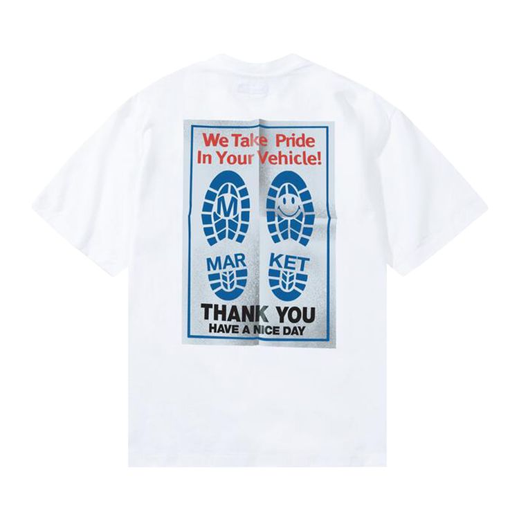 Market Pride In My Ride T Shirt White
