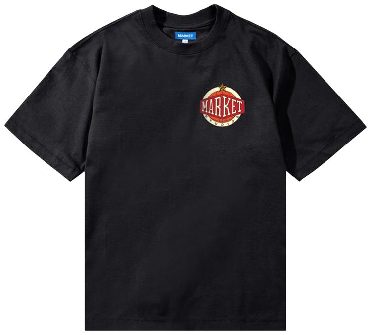 Market Western Conference T Shirt Pirate Black