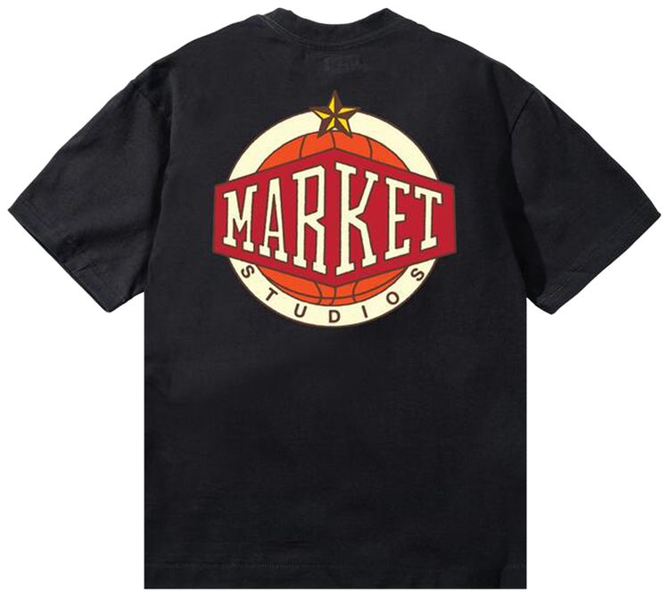 Market Western Conference T Shirt Pirate Black