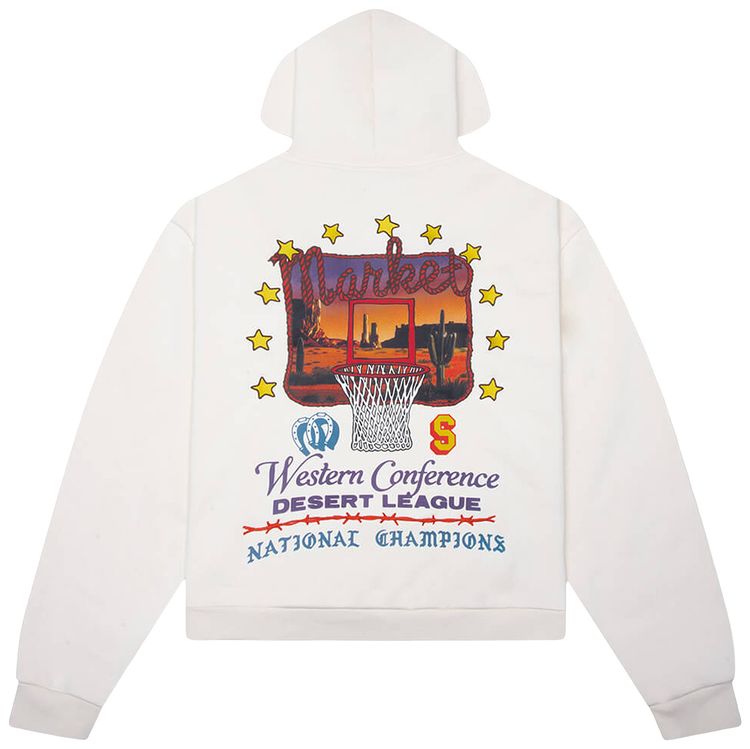 Market Desert League Hoodie Unbleached Cotton