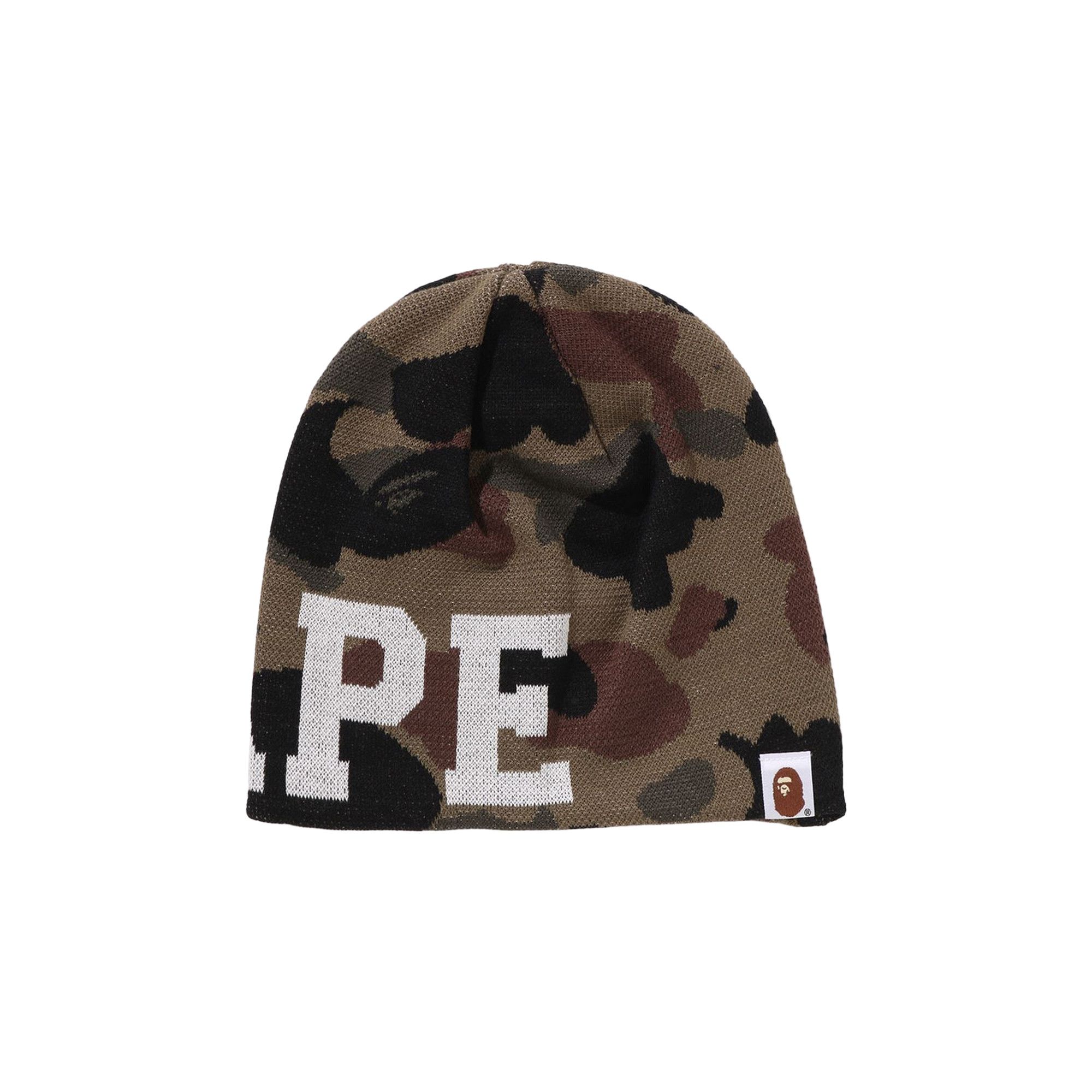 Buy BAPE 1st Camo Knit Cap 'Green' - 1L80 181 002 GREEN | GOAT
