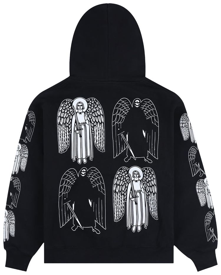 Pleasures Angel Demon Hoodie Black