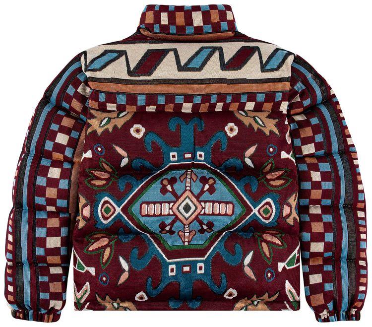 GOLF WANG Rug Puffer Jacket Multicolor