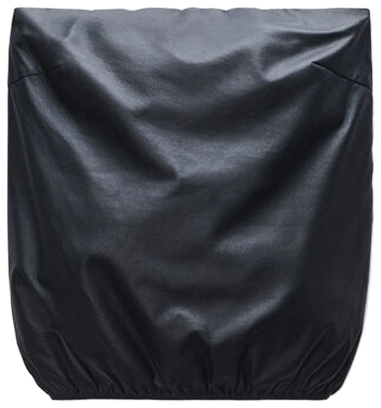 Alexander Wang Strapless Leather Bubble Top Black