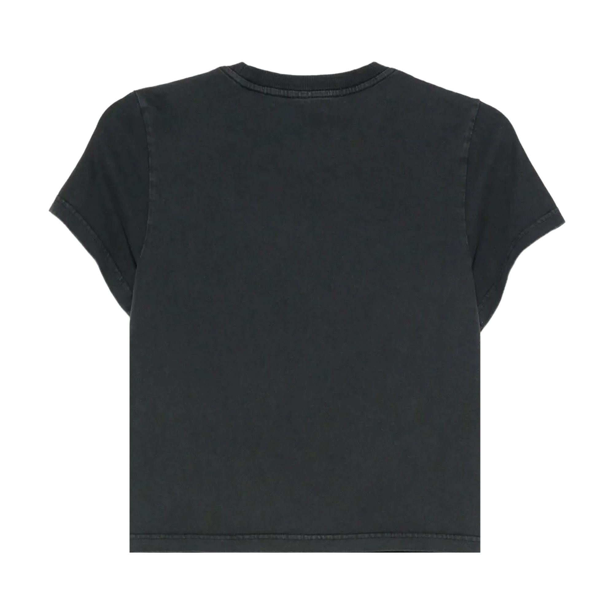 Buy Alexander Wang Emboss Graphic Shrunken Tee 'Washed Black