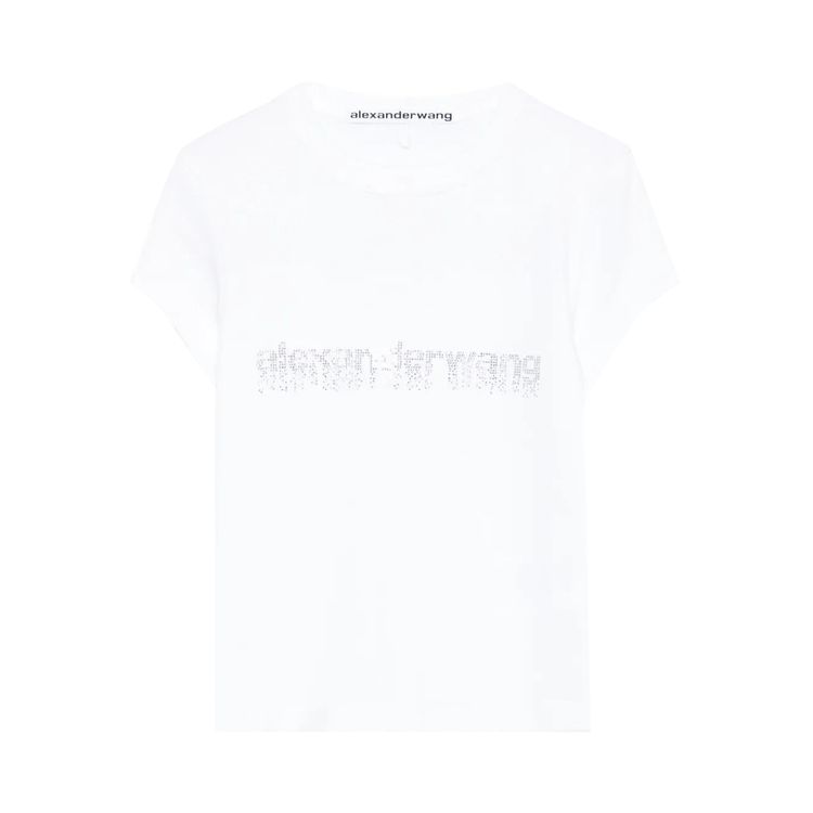 Alexander Wang Hotfix Graphic Tee White