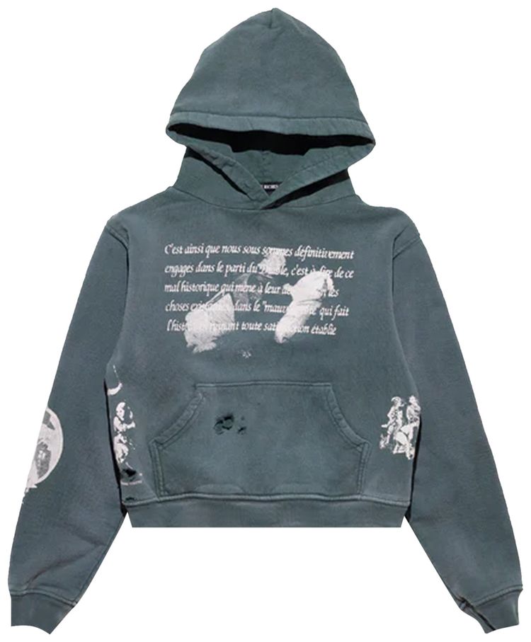 Enfants Riches Deprimes Napoleon Petit Hoodie Washed Green