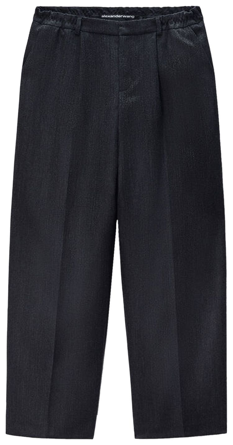 Alexander Wang Mid Rise Tailored Pants BlackCharcoal