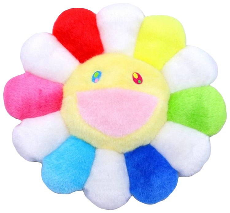 Takashi Murakami Flower Pillow 60cm Multicolor