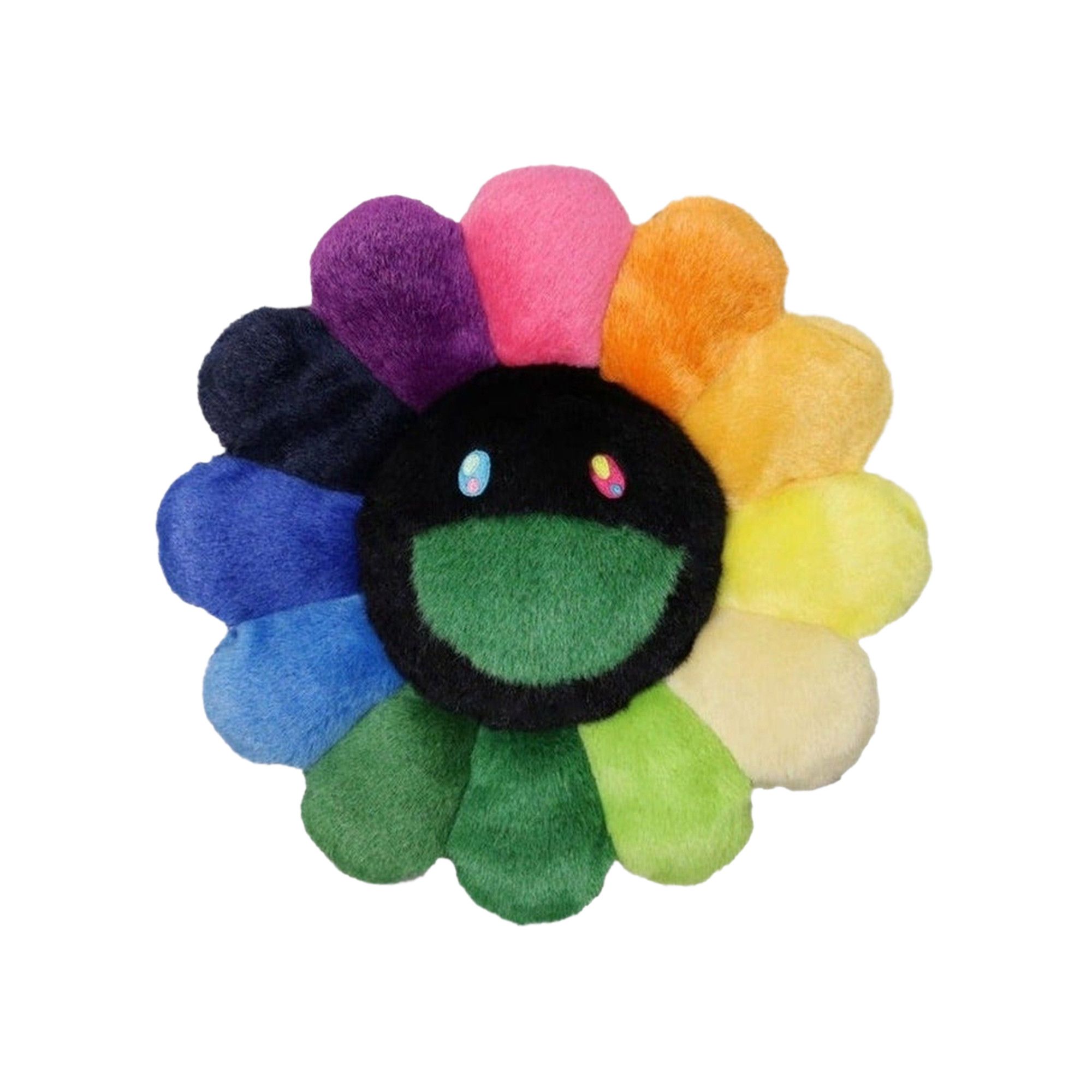 Buy Takashi Murakami Flower Pillow (30cm) 'Rainbow Blue/White