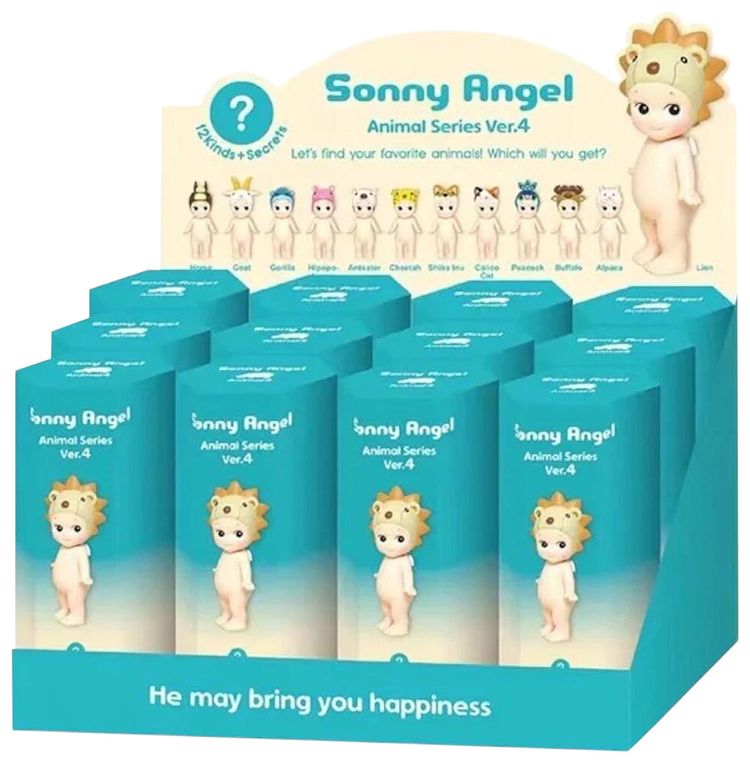 Sonny Angel Animal 4 Series Assorted Box 12 Blind Boxes