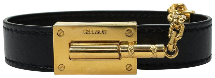Amiri Calf Jax Bracelet Black