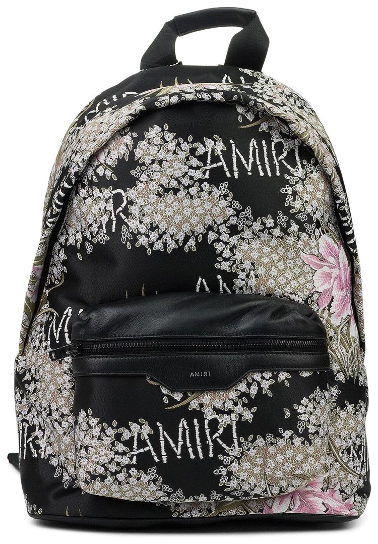 Amiri Hibiscus Jacquard Backpack Black