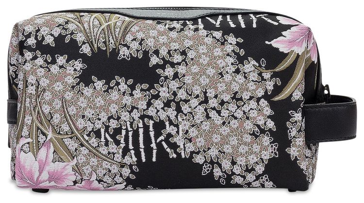 Amiri Hibiscus Jacquard Beauty Case Black