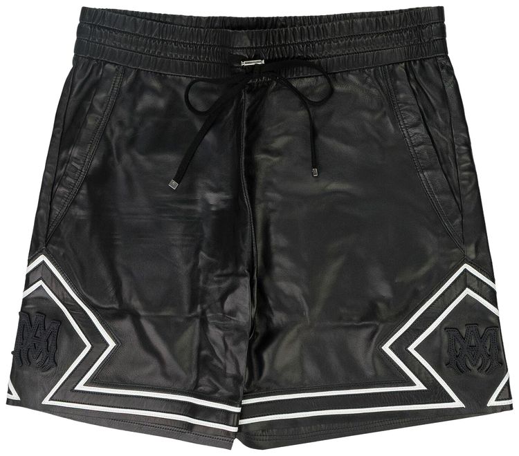 Amiri Drawstring Boxing Shorts Black