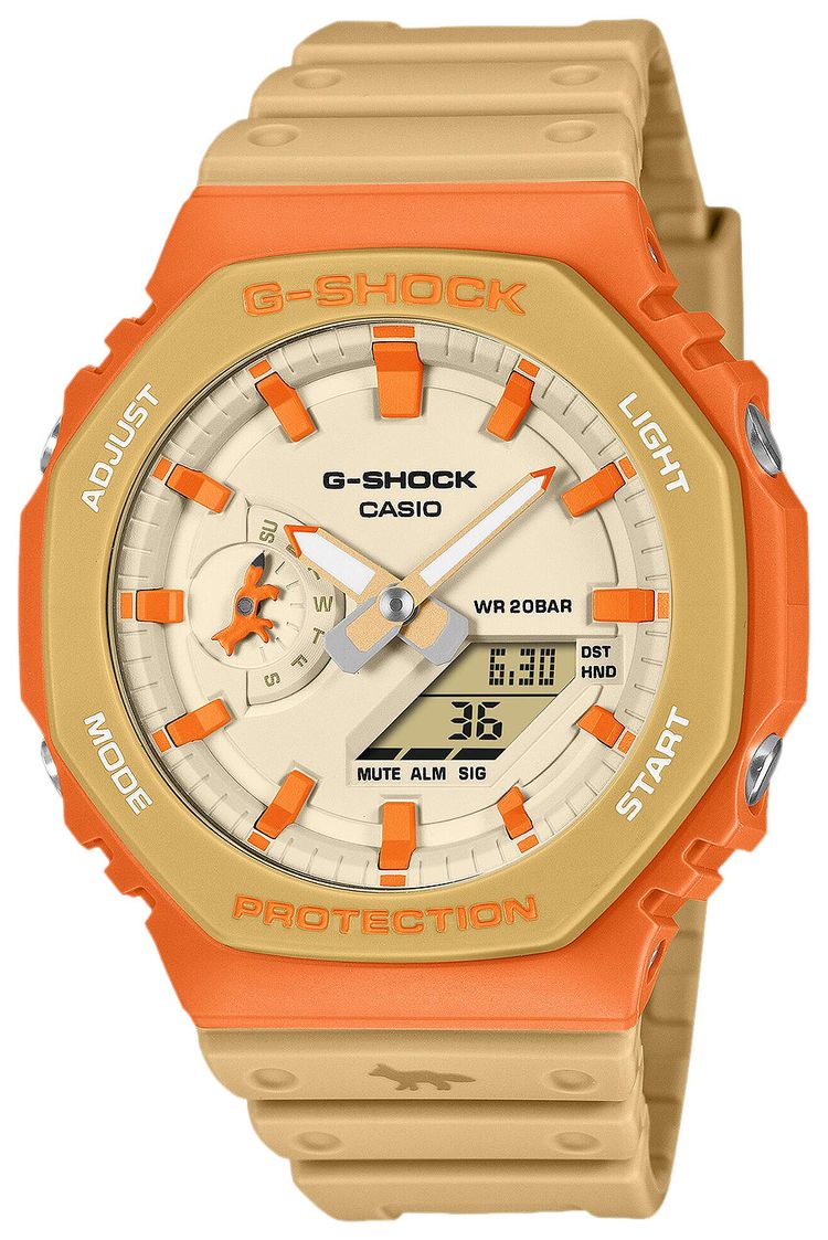 G SHOCK by Casio Maison Kitsune 2100 Series Watch Orange
