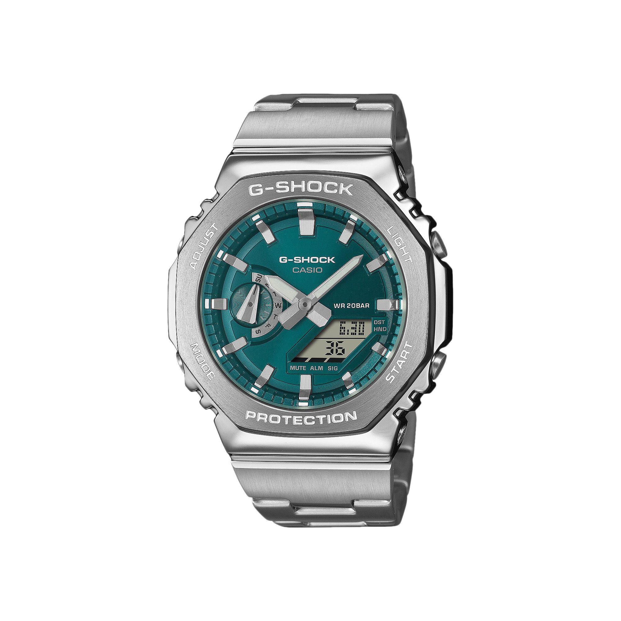 Buy G-SHOCK by Casio G Steel 2100 Series 'Silver' - GM2110D 3A1 | GOAT