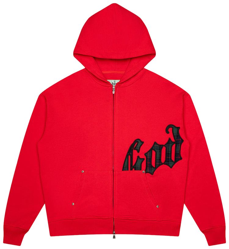 Godspeed OG Logo Sweatsuit Red Plaid